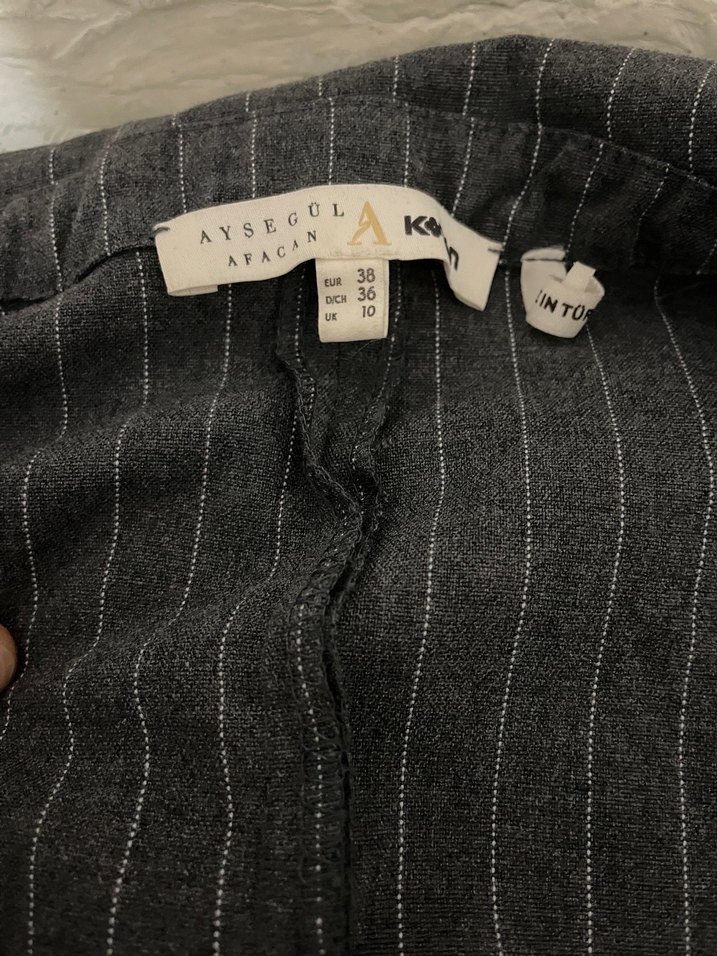 Gri Kadın Uzun Kollu kışlık tulum - Görsel 2