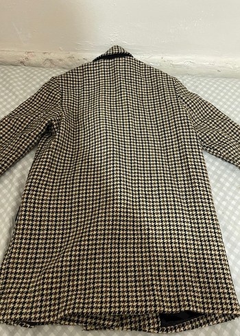 Kahverengi Düğmeli Kadın Blazer Ceket - Görsel 6