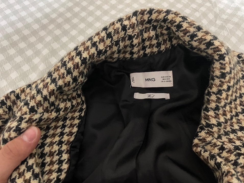 Kahverengi Düğmeli Kadın Blazer Ceket - Görsel 2