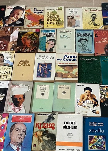 Çeşitli Roman Kitapları Koleksiyonu