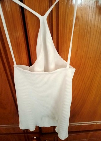 Beyaz Straplez Kadın Atlet - Görsel 3