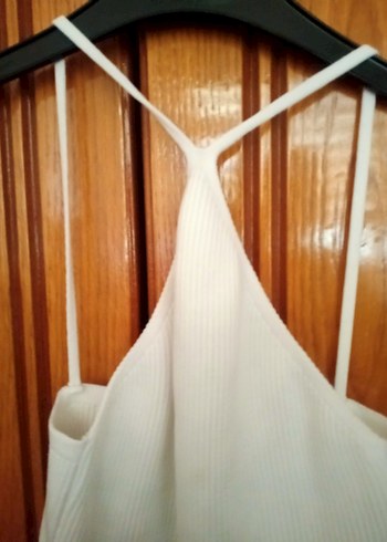 Beyaz Straplez Kadın Atlet - Görsel 2