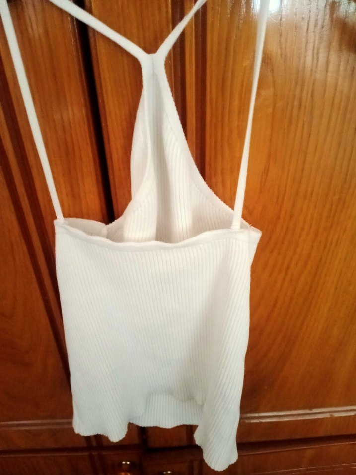 Beyaz Straplez Kadın Atlet - Görsel 3