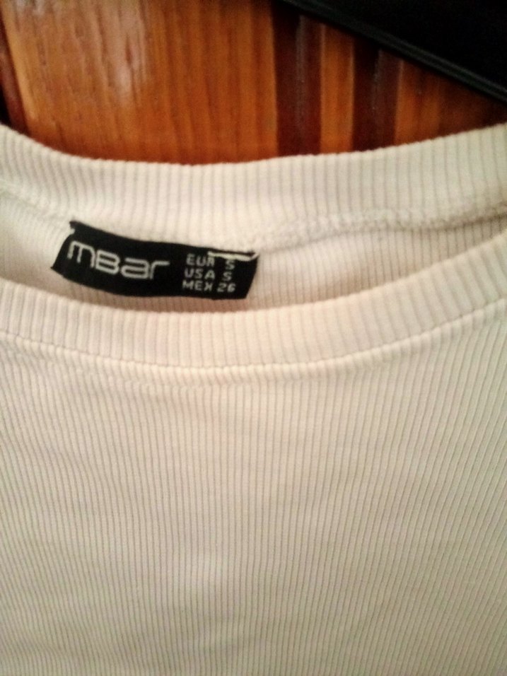 Kız Çocuk Beyaz Kısa Kollu Basic Tişört - Görsel 4