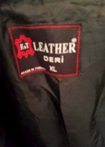 siyah Deri Biker Ceket - Görsel 7