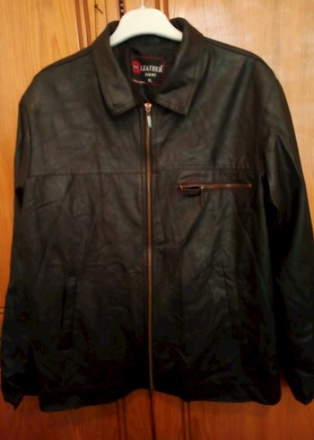 siyah Deri Biker Ceket - Görsel 4