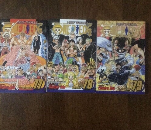 One Piece 77 78 79 Manga ingilizce