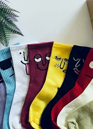 10'lu unisex çorap paketi 