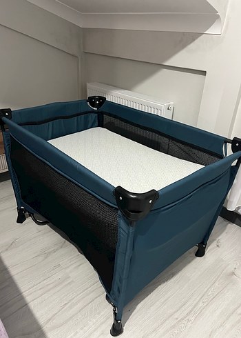 Koyu Mavi Oyun Parkı Yatak - Görsel 2