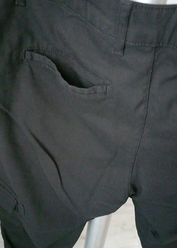 erkek Siyah Kemerli Normal Boy Kumaş Pantolon - Görsel 3