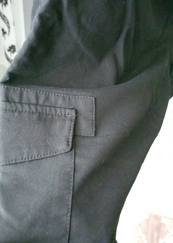 erkek Siyah Kemerli Normal Boy Kumaş Pantolon - Görsel 4