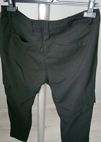 erkek Siyah Kemerli Normal Boy Kumaş Pantolon - Görsel 2