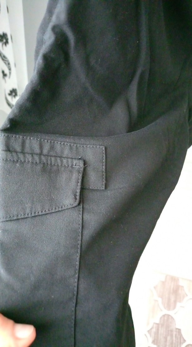 erkek Siyah Kemerli Normal Boy Kumaş Pantolon - Görsel 4