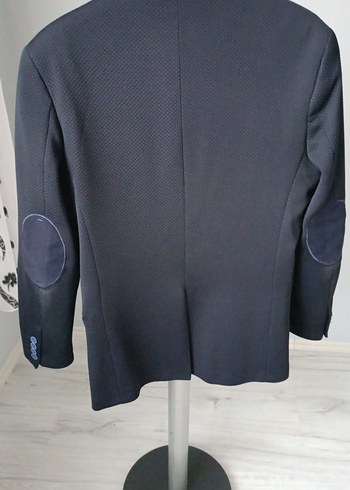 Erkek Lacivert Düğmeli Regular Fit Ceket - Görsel 5