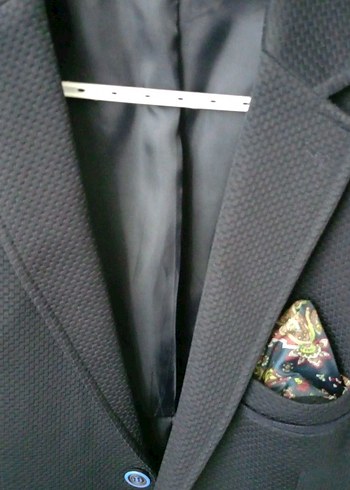 Erkek Lacivert Düğmeli Regular Fit Ceket - Görsel 2