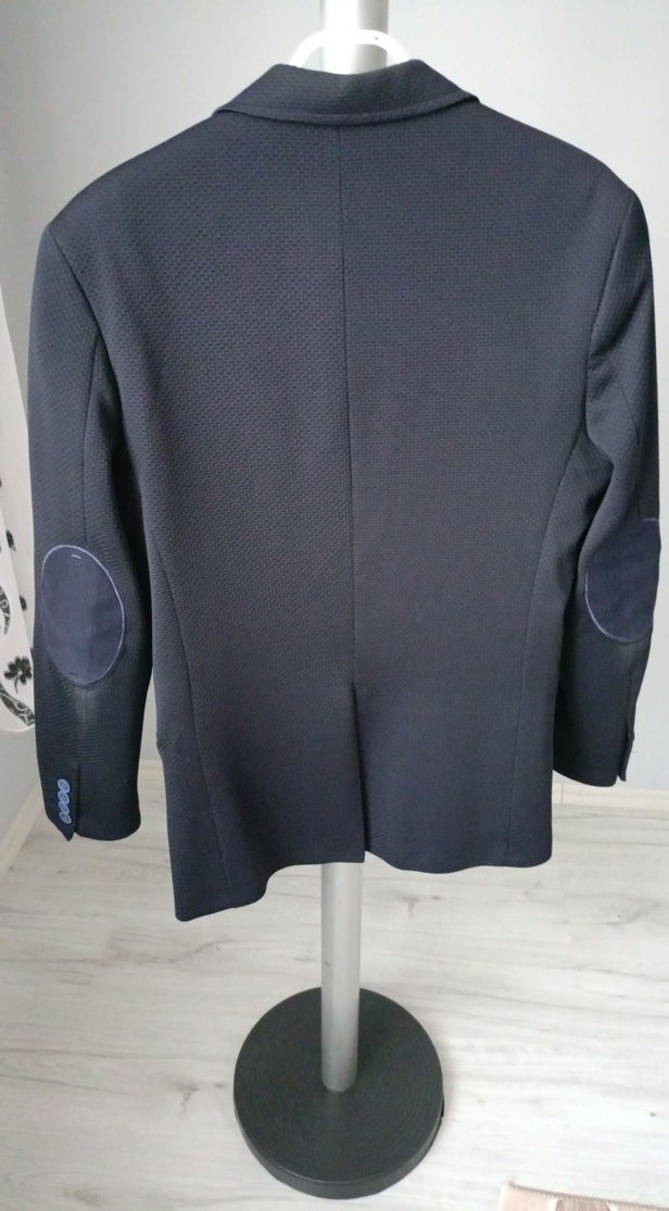 Erkek Lacivert Düğmeli Regular Fit Ceket - Görsel 5