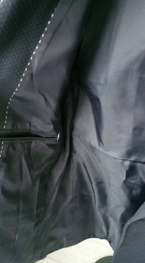 Erkek Lacivert Düğmeli Regular Fit Ceket - Görsel 3