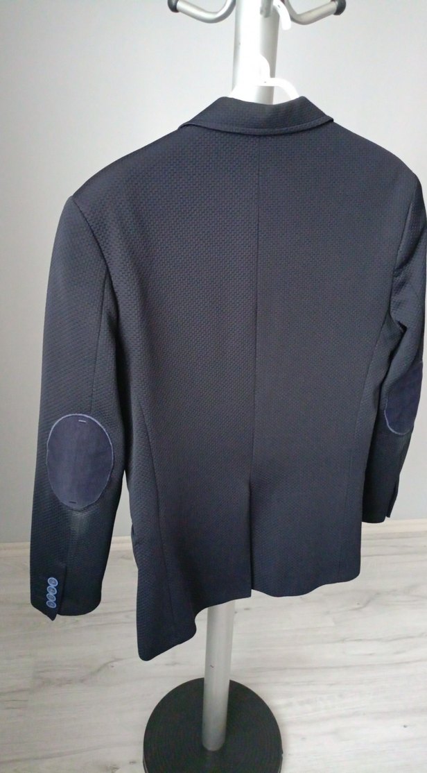 Erkek Lacivert Düğmeli Regular Fit Ceket - Görsel 4