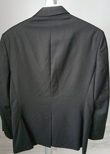 Düğmeli Siyah Erkek Takım Elbise - Görsel 4