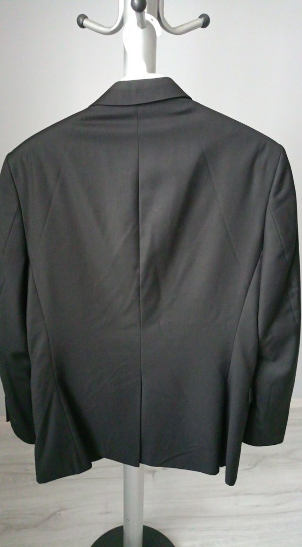 Düğmeli Siyah Erkek Takım Elbise - Görsel 4