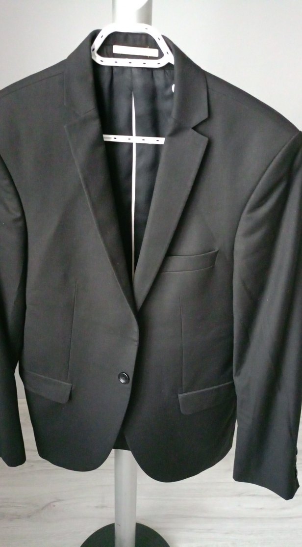 Düğmeli Siyah Erkek Takım Elbise - Görsel 3