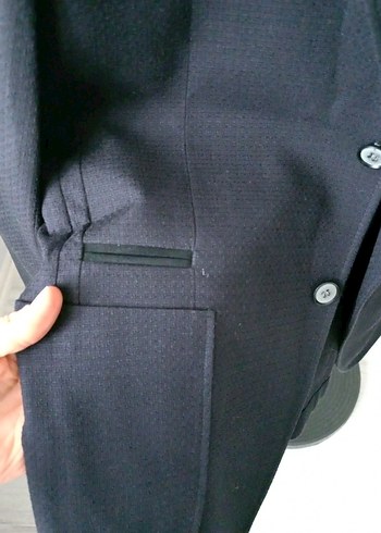 Klasik Lacivert Erkek Takım Ceketi - Görsel 3