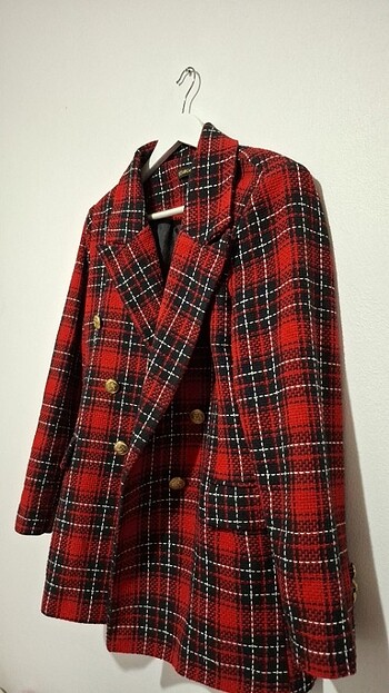 Diğer Kırmızı blazer ceket