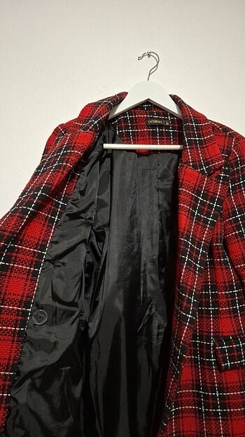 l Beden Kırmızı blazer ceket