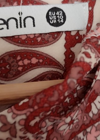universal Beden bordo Renk Bordo Desenli Bohem Tunik#Gömlek
