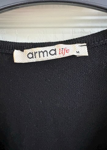 Siyah Kolları Tül Detaylı Elbise - Görsel 4