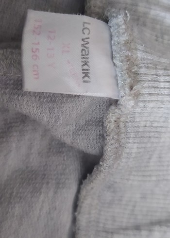 LC Waikiki Gri Pamuklu Kız Sweatpant 86 Baskılı