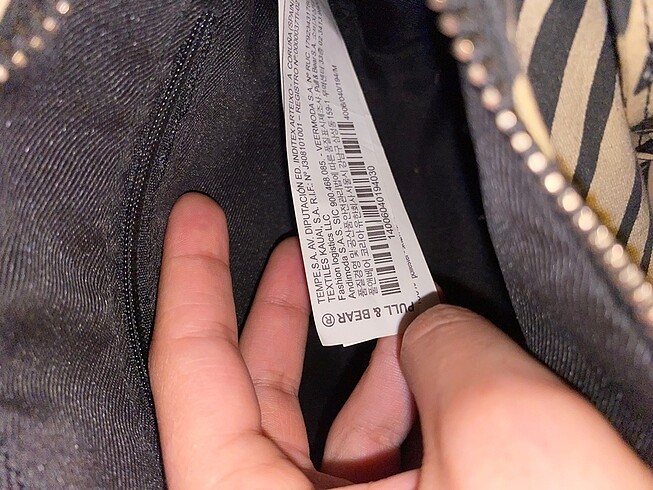 Beden çeşitli Renk Pull&bear zebra çanta
