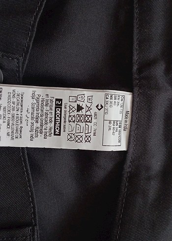 Decathlon solognac trousers steppe 300 dark grey 3XL pantolon - Görsel 6