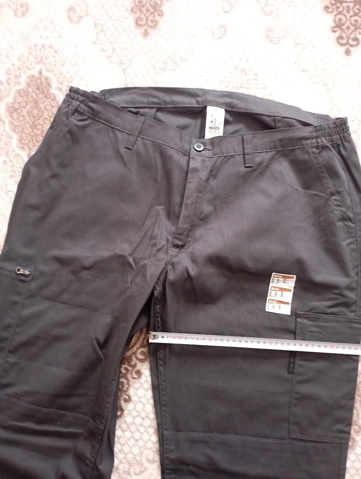 Decathlon solognac trousers steppe 300 dark grey 3XL pantolon - Görsel 5