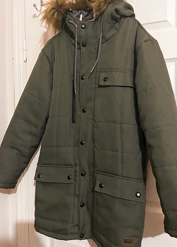 Koton Erkek Kapşonlu Kaban - Görsel 4