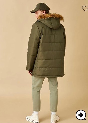 Koton Erkek Kapşonlu Kaban - Görsel 2