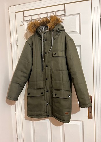 Koton Erkek Kapşonlu Kaban - Görsel 3