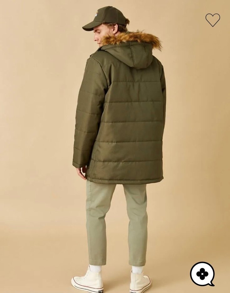 Koton Erkek Kapşonlu Kaban - Görsel 2