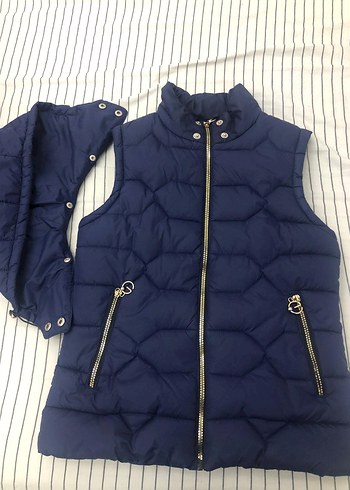 Kapüşonlu Kadın Şişme Yelek - Görsel 5