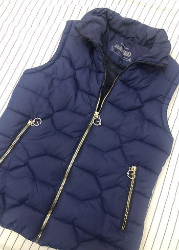 Kapüşonlu Kadın Şişme Yelek - Görsel 7