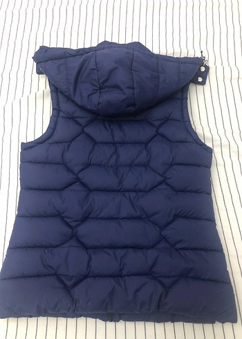 Kapüşonlu Kadın Şişme Yelek - Görsel 4