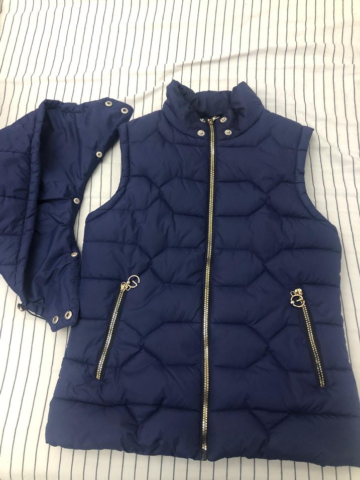 Kapüşonlu Kadın Şişme Yelek - Görsel 5