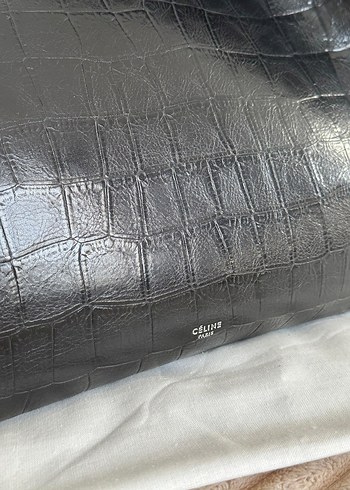 CELINE Siyah Deri Kadın El Çantası - Görsel 7