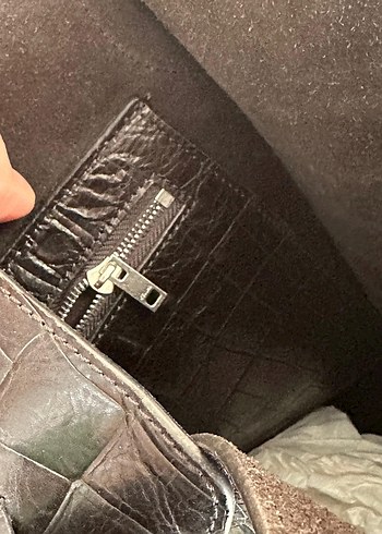 CELINE Siyah Deri Kadın El Çantası - Görsel 5