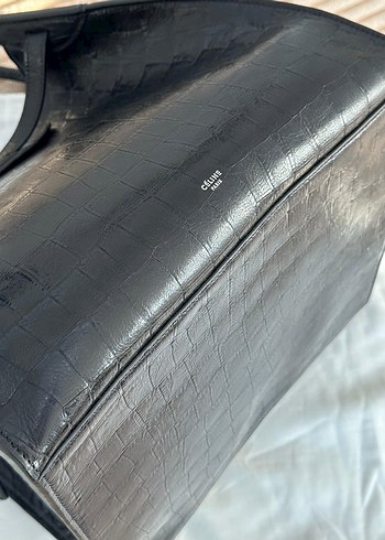 CELINE Siyah Deri Kadın El Çantası - Görsel 8