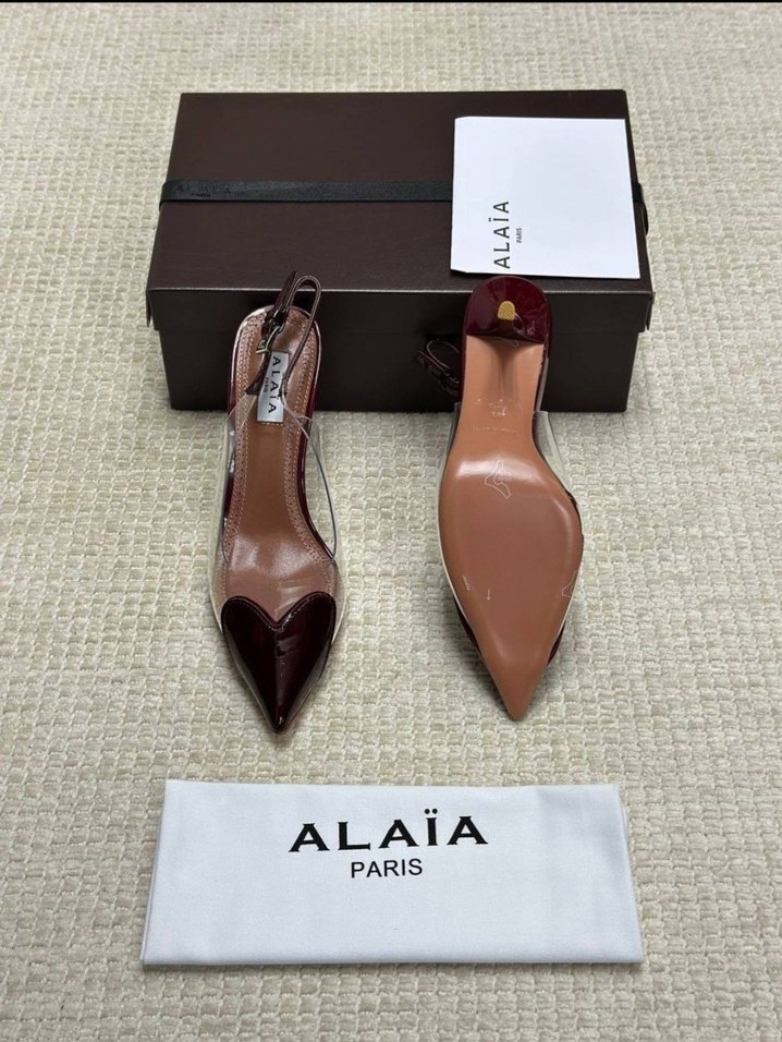 ALAİA Deri Stiletto Topuklu Kadın Ayakkabı - Görsel 2