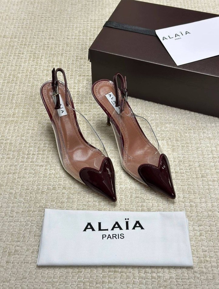 ALAİA Deri Stiletto Topuklu Kadın Ayakkabı - Görsel 3