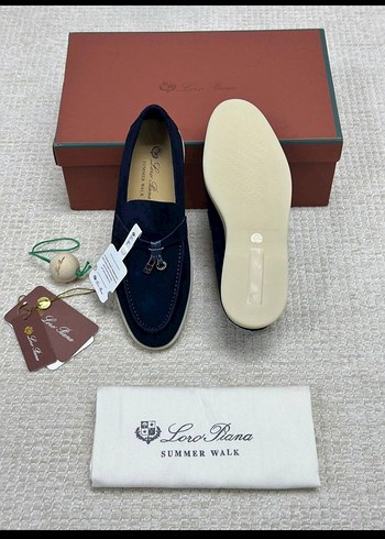 37 Beden lacivert Renk Loro Piana kadın loafer