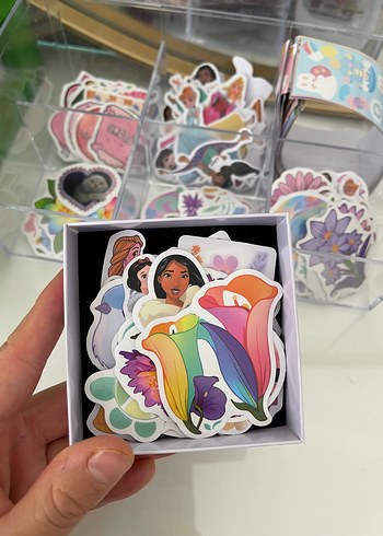 Beden 25li Karışık Sticker Seti
