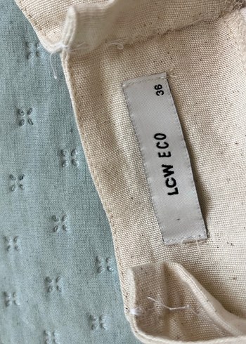 Bej Midi Keten Etek - Görsel 5